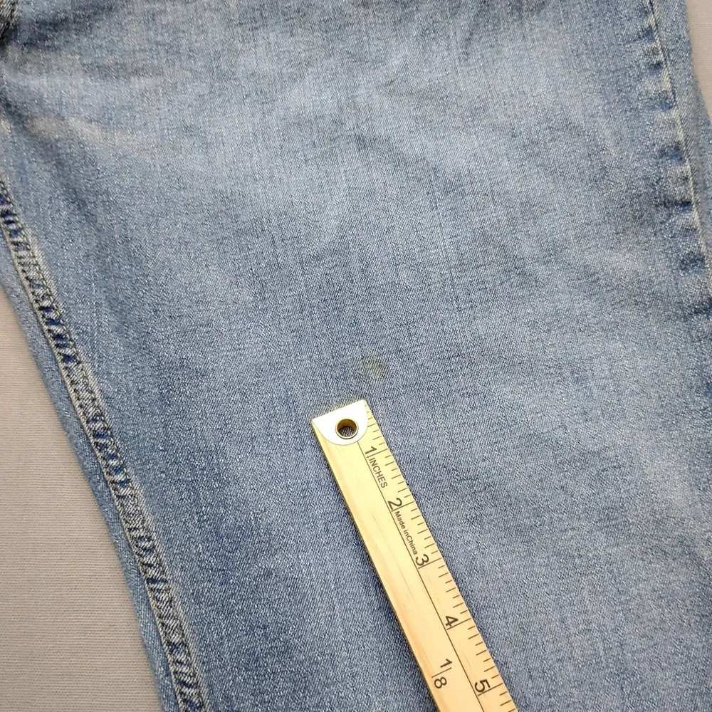 Denizen from Levi's 285 Relaxed Fit Jeans Mens 42x30 Light Wash Blue Denim